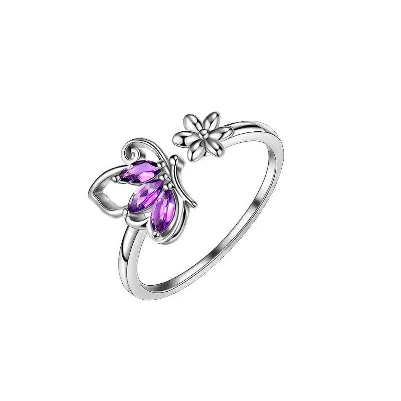 Butterfly Ring For Women European And American-style Animal Jewelry