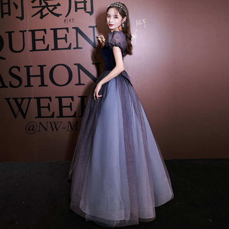 Elegant Fairy Student Socialite Host Long Dress