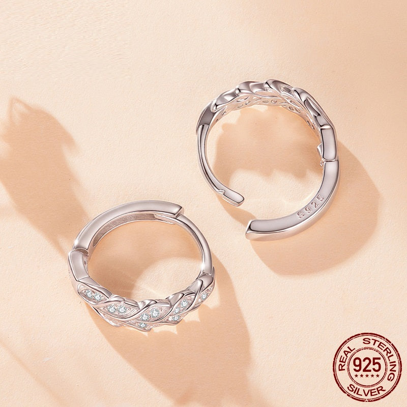 High-grade S925 Sterling Silver Earring Eardrop