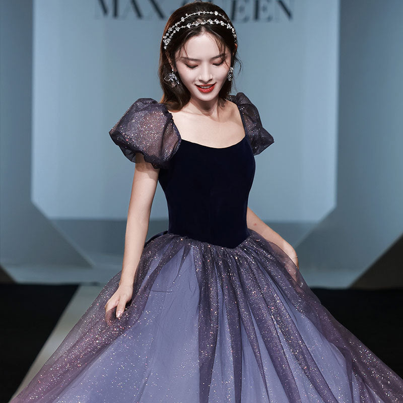 Elegant Fairy Student Socialite Host Long Dress