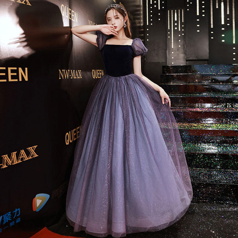 Elegant Fairy Student Socialite Host Long Dress