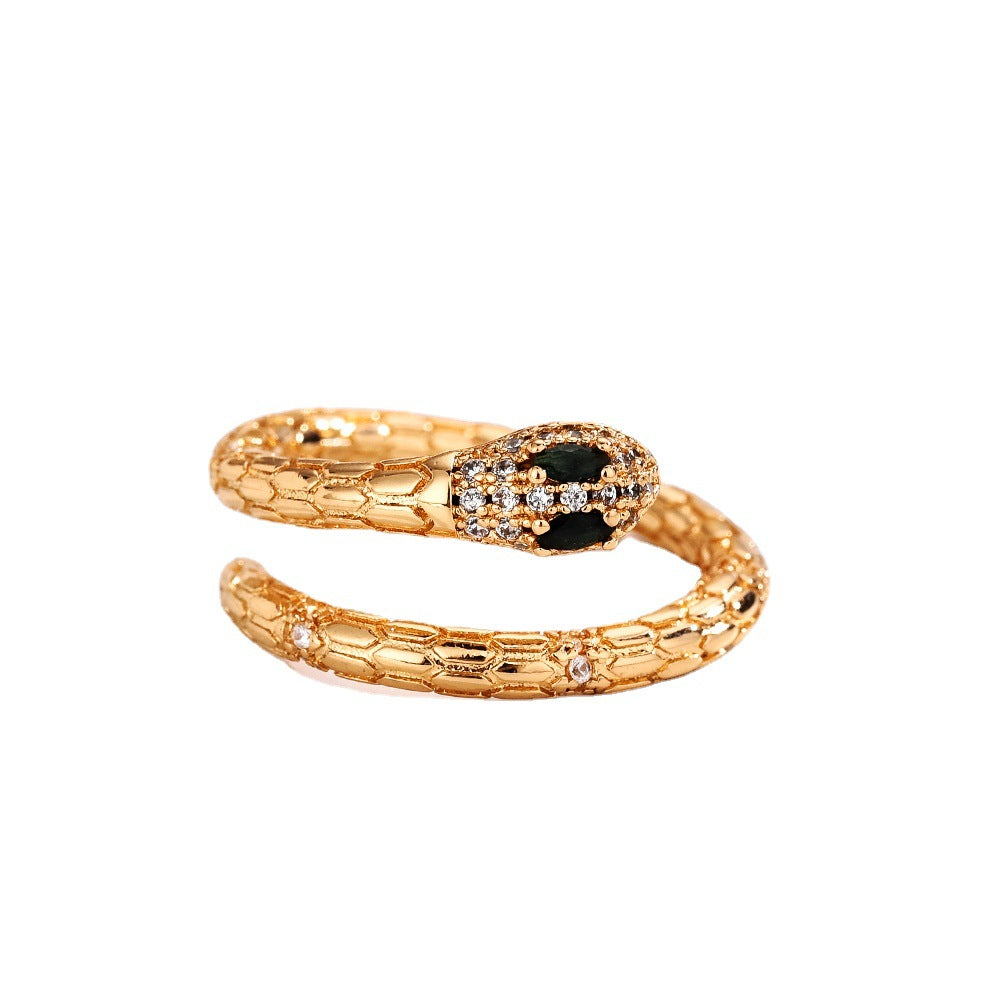 Snake Ring Female European And American Style Cool Personality Color